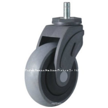 Caster Wheel Conductive Medical TPR Caster (Threaded stem type)